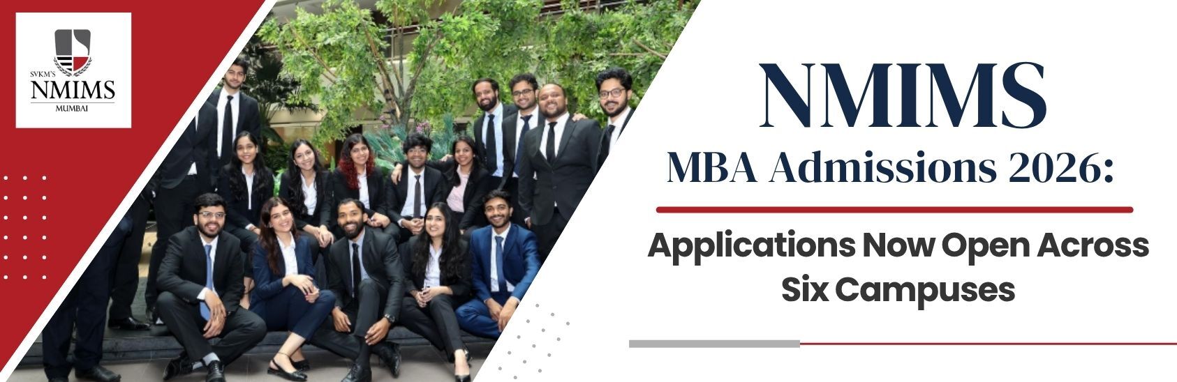 NMIMS MBA Admissions 2026: Applications Now Open Across Six Campuses