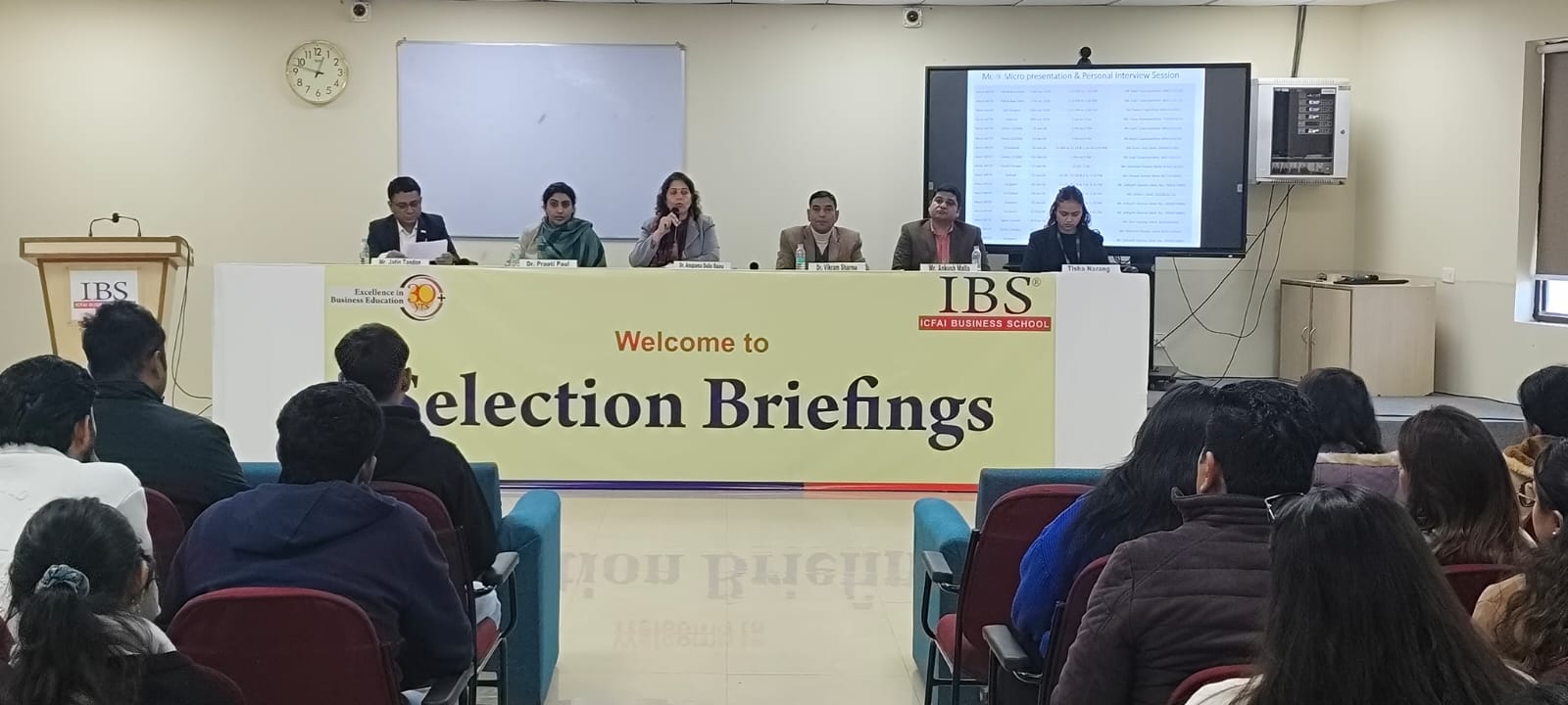 IBS Selection Briefings