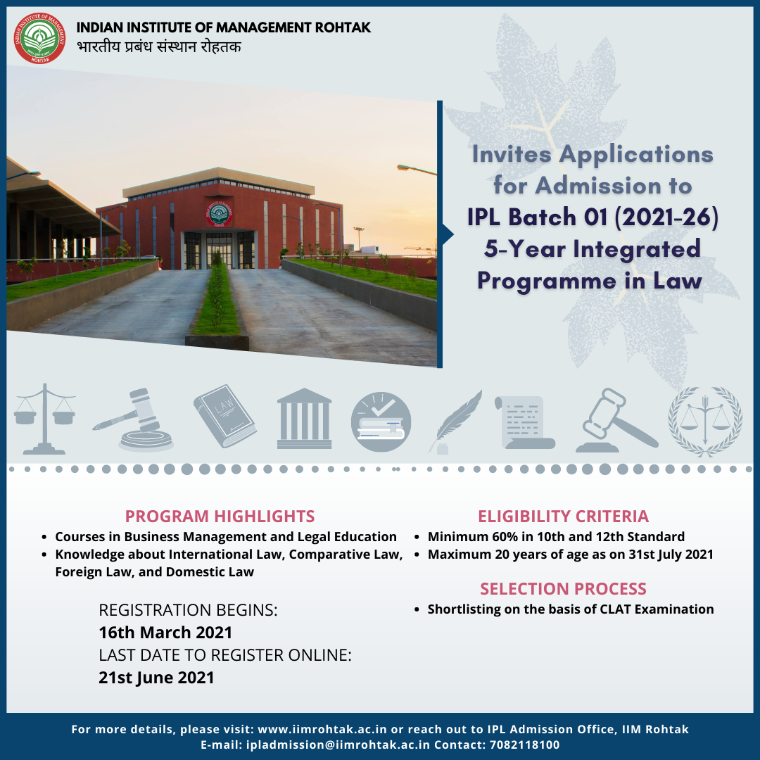 IIM Rohtak IPL Program