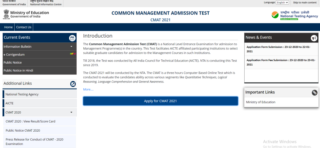 CMAT Application