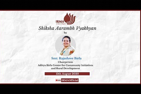 IRMA Shiksha AArambh Vyakhya