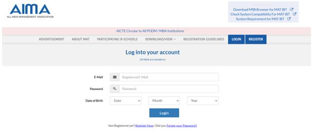 MAT Feb 2021 admit card