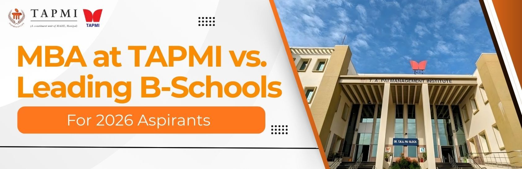TAPMI MBA vs Leading B-Schools