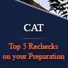 Top 5 Rechecks on Your Preparation for CAT 2023